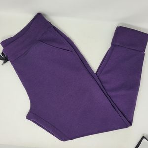 32* Heat Purple Sweatpants Women's Large So Warm!
